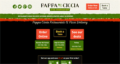 Desktop Screenshot of pappaciccia.com